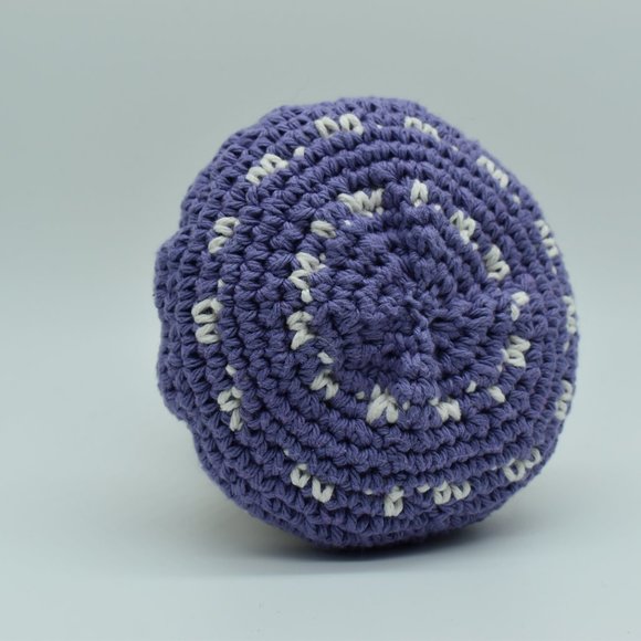 Handcrafted Crochet Plush Purple Mushroom - Picture 4 of 8